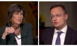 El ministro del Interior húngaro, Péter Szijarto, era entrevistado por la periodista de la CNN, Christine Annanpour, quien le preguntó por la inmigración ilegal