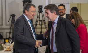 Aitor Esteban, portavoz del PNV en el Congreso, y Josu Jon Imaz, CEO de Repsol