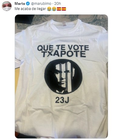 Txapote camiseta