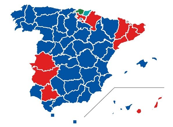 Mapa del 23-J