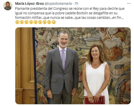 Felipe VI y Francina