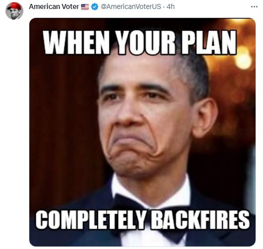 Meme de Obama  cuando nuestro plan completamente fracasa