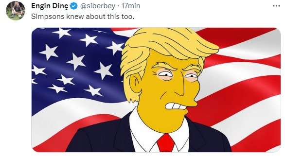 meme Trump y Los Simpsons