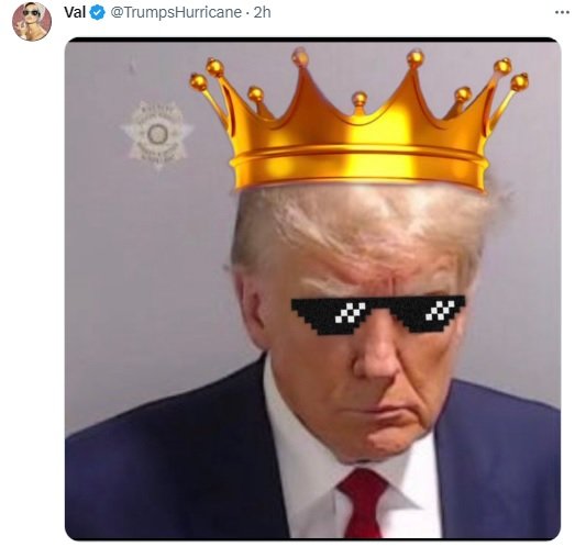 meme Trump rey