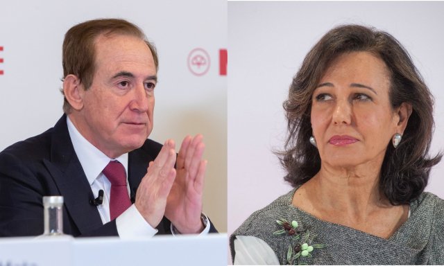 Antonio Huertas y Ana Botín