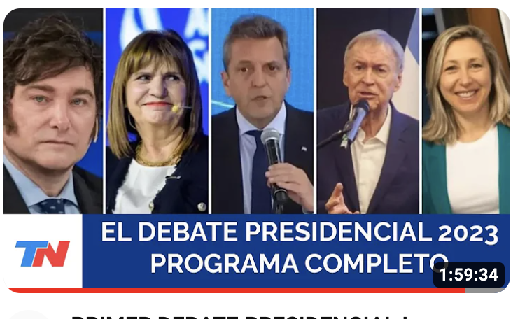 Elecciones En Argentina. Tres De Los Cinco Candidatos Est...