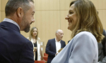 La alcaldesa de Valencia, María José Catalá (PP) y el teniente de alcalde Juan Badenas (Vox)