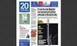 Portada del '20 Minutos' del 23 de mayo: parece que prohibir todo a todos es muy progresista.