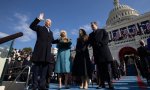 El Presidente, Joe Biden, con la Primera Dama Jill Biden y sus hijos Ashley Biden y Hunter Biden, en la toma de posesión como Presidente de los Estados Unidos el miércoles 20 de enero de 2021, en el Capitolio de Washington D.C. (Foto oficial de la Casa Blanca tomada por Chuck Kennedy)